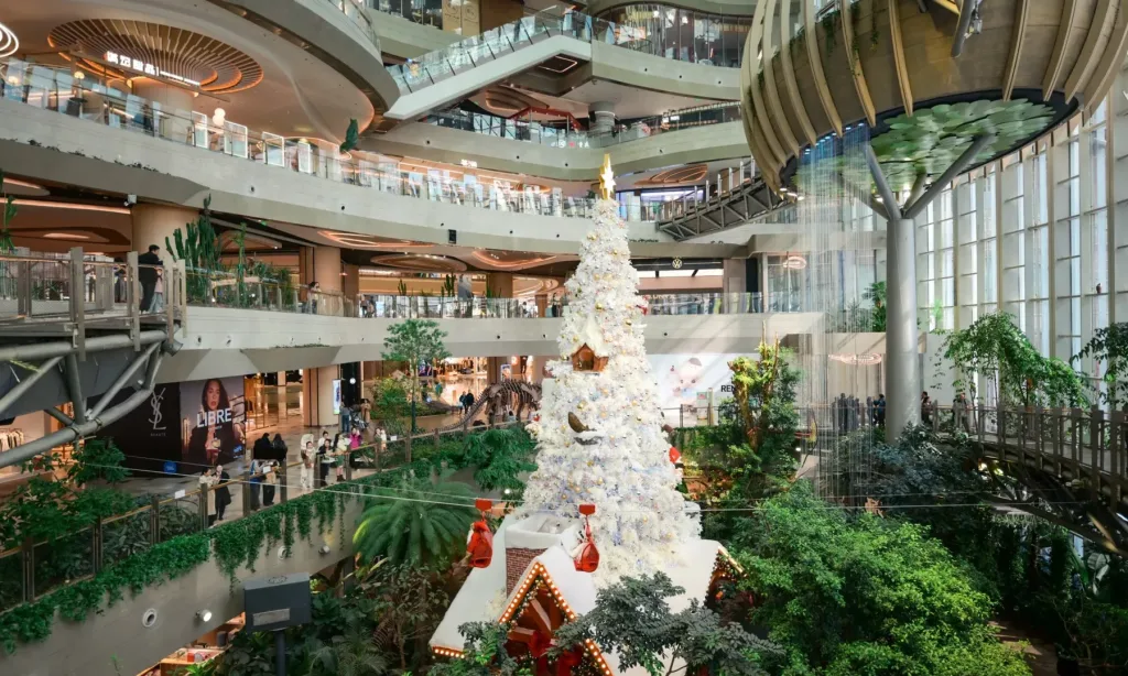 光里街区浪漫飘雪